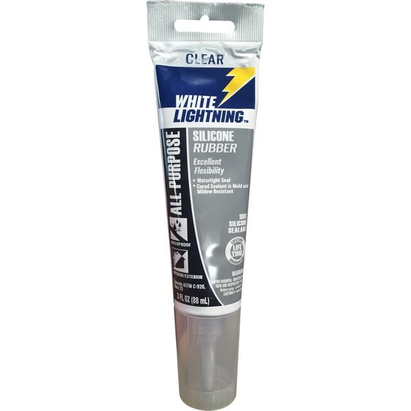 Bird Barrier Bond: 3 oz White Lightning Silicone