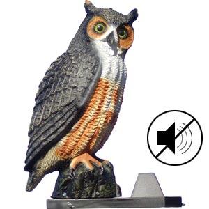 Visual Deterrents: Rotating Owl-0