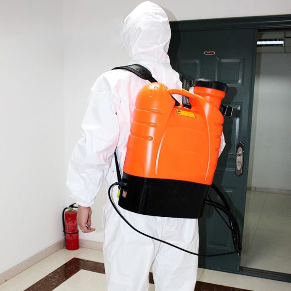 Electrostatic Disinfection Sprayer · 12v Battery Powered 4.2 Gallon Backpack · 5-40 Micron-915