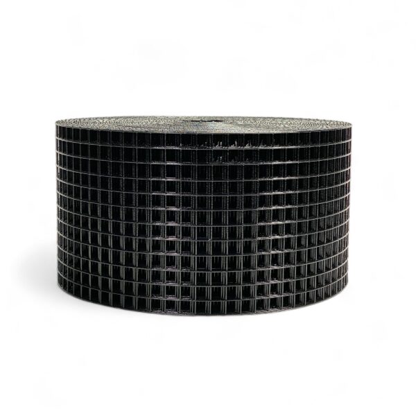 Black PVC Coated Wire Cloth (6" x 100')